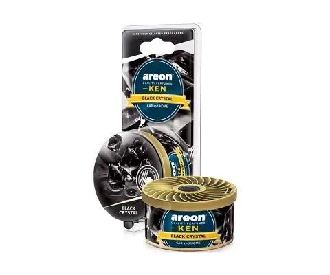 Ароматизатор AREON Ken Blister Black Crystal (Черный кристалл), 35гр