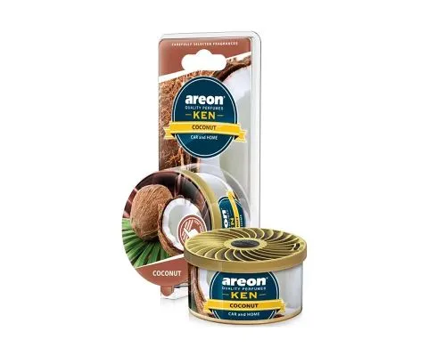 Ароматизатор AREON Ken Blister Coconut (Кокос), 35гр