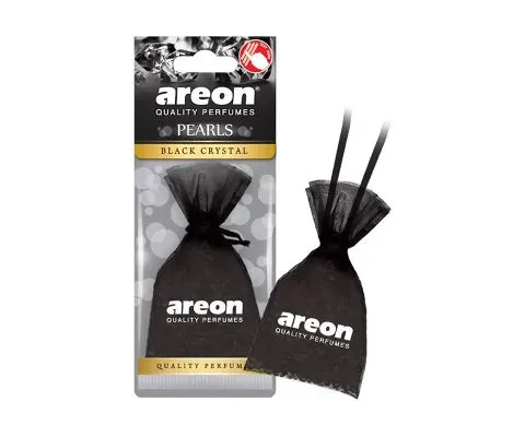 Ароматизатор AREON Pearls Black Crystal (Черный кристалл), 1шт
