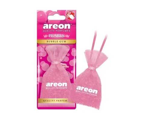 Ароматизатор AREON Pearls Bubble Gum (Бабл Гам), 1шт