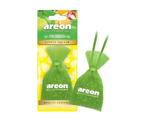 Ароматизатор AREON Pearls Citrus Sguash (Цитрусовый Сквош), 1шт