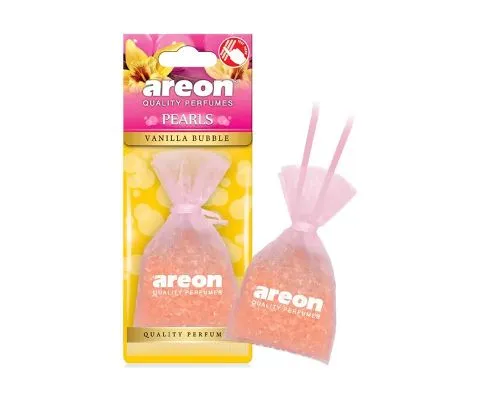 Ароматизатор AREON Pearls Vanilla Bubble (Ванильный пузырь), 1шт