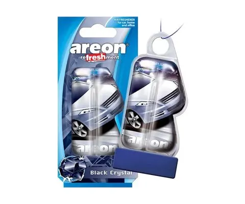 Ароматизатор AREON Refreshment Liquid Black Crystal (Черный кристалл), 15гр