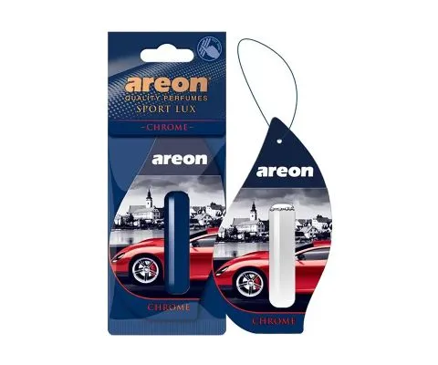 Ароматизатор AREON Sport Lux Liquid Chrome (Хром), 5мл
