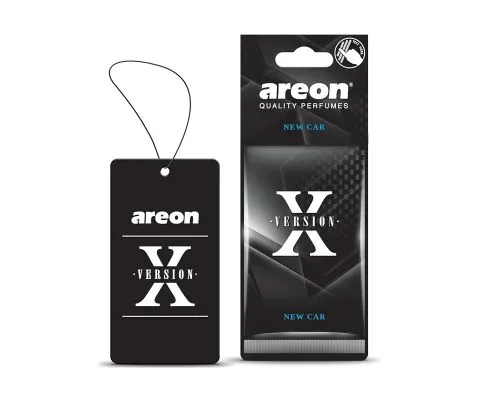 Ароматизатор AREON X Version New Car (Новый автомобиль), 1шт