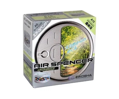 Ароматизатор EIKOSHA Air Spencer Green Breez - Зеленый бриз, 40гр