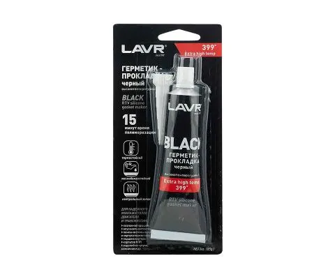 Герметик-прокладка черный высокотемпературный LAVR Black, 85гр