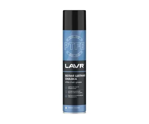 Цепная смазка LAVR Белая с PTFE, 400мл