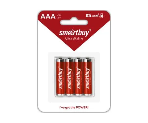 Батарейка SMARTBUY LR03/4B (SBBA-3A04B)