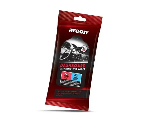 Влажные салфетки для приборной панели AREON Car Care Dashboard Wipes CWW02