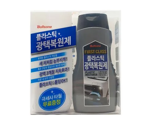 Полироль для пластика BULLSONE First Class Plastic Glossy Restorer, 300мл