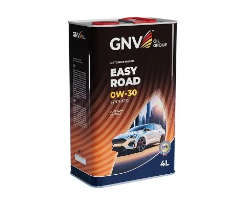 Моторное масло GNV Easy Road 0W30, 4л