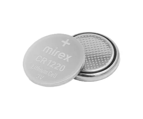 Батарейка MIREX CR1220 3V, набор 2шт