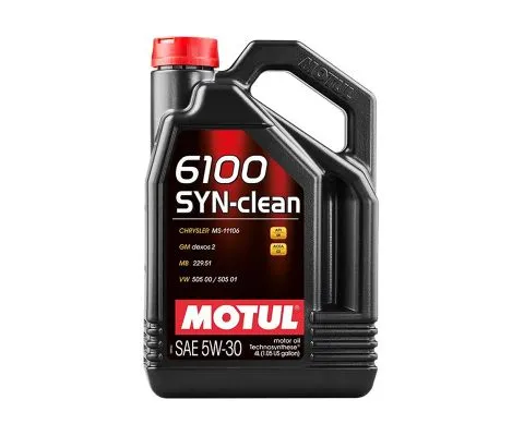 Моторное масло MOTUL 6100 Syn-Clean 5W30, 4л