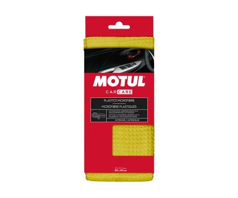 Салфетка из микрофибры для пластика MOTUL Car Care Plastics Microfiber
