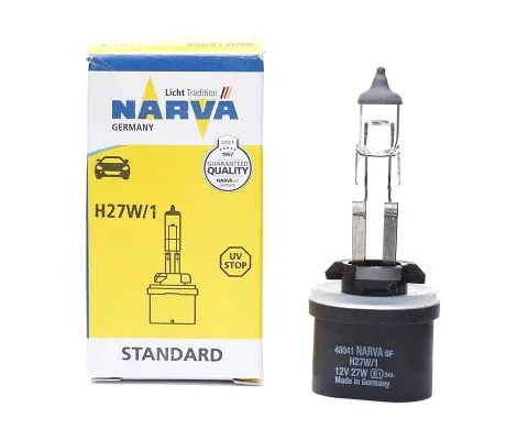 Лампа головного света NARVA Standard H27W/1 12V 27W PG13, 1шт