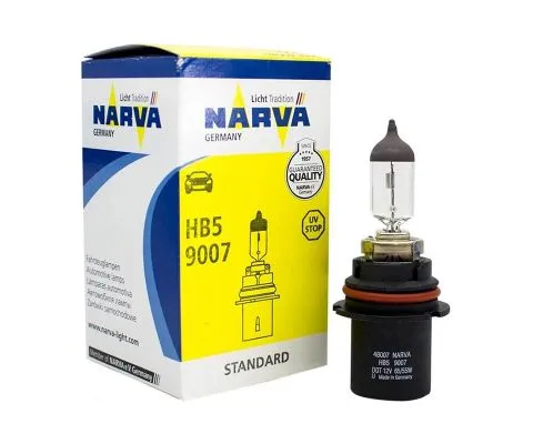 Лампа головного света NARVA Standard HB5 (9007) 12V 65/55W PX29t, 1шт