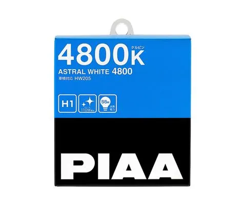 Лампа головного света PIAA Astral White H1 12V 55W P14.5s, набор 2шт