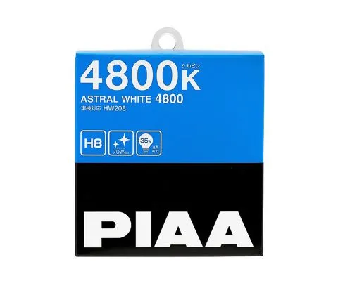 Лампа головного света PIAA Astral White H8 12V 35W PGJ19-1, набор 2шт