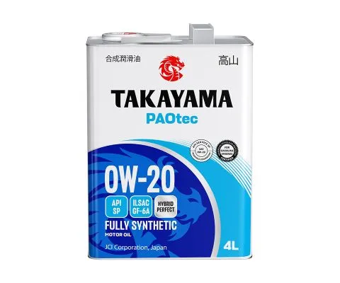 Моторное масло TAKAYAMA PAOtec 0W20 GF-6A SP, 4л