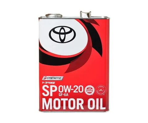 Моторное масло TOYOTA Motor Oil 0W20 SP, 4л