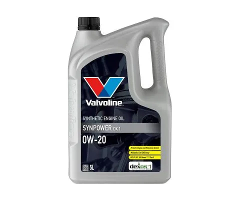 Моторное масло VALVOLINE SynPower DX1 0W20, 5л