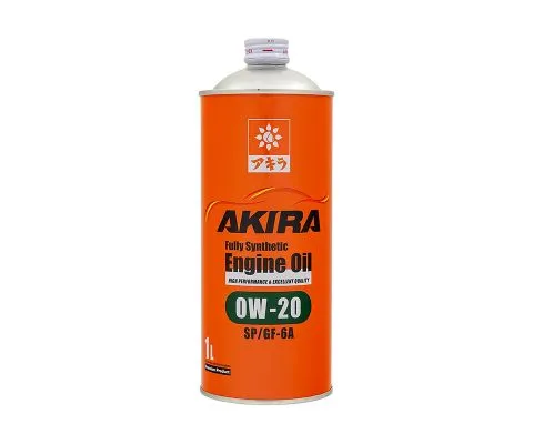 Моторное масло AKIRA Fully Synthetic 0W20 SP/GF-6A, 1л