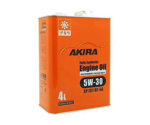 Моторное масло AKIRA Fully Synthetic 5W30 SP/CF/GF-6A, 4л