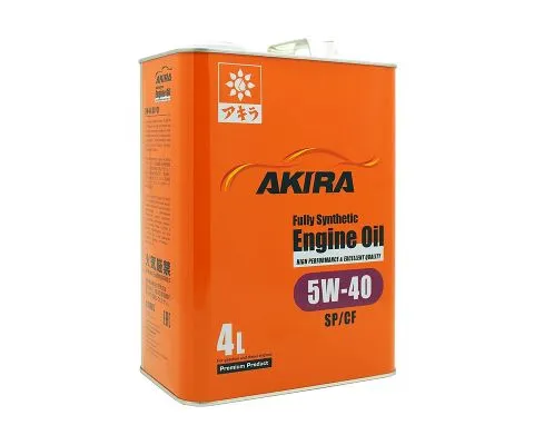 Моторное масло AKIRA Fully Synthetic 5W40 SP/CF, 4л