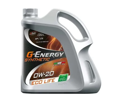 Моторное масло G-ENERGY Synthetic Eco Life 0W20, 4л