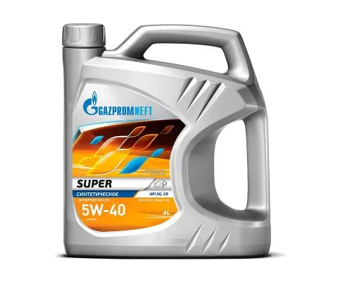 Моторное масло GAZPROMNEFT Super 5W40, 4л