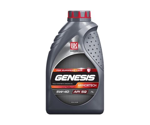 Моторное масло ЛУКОЙЛ Genesis Armortech 5W40, 1л