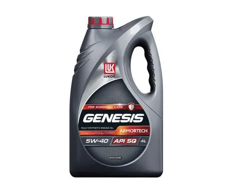 Моторное масло ЛУКОЙЛ Genesis Armortech 5W40, 4л