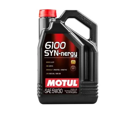Моторное масло MOTUL 6100 Syn-Nergy 5W30, 4л