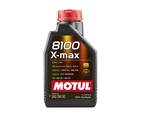 Моторное масло MOTUL 8100 X-Max 0W30, 1л