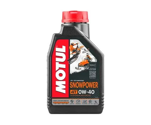 Моторное масло MOTUL SnowPower 4T 0W40, 1л