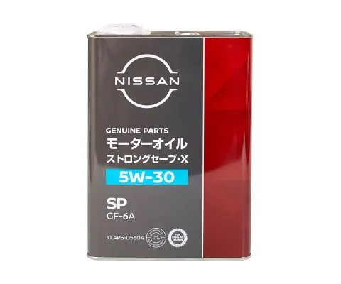 Моторное масло NISSAN Strong Save X 5W30 SP, 4л