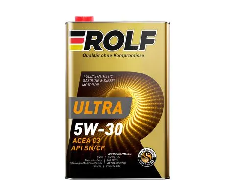 Моторное масло ROLF Ultra 5W30 C3 SN/CF, 1л