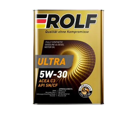 Моторное масло ROLF Ultra 5W30 C3 SN/CF, 4л