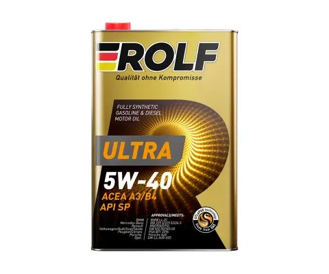 Моторное масло ROLF Ultra 5W40 A3/B4 SP, 1л