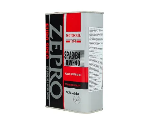 Моторное масло ZEPRO Euro Spec 5W40 SP A3/B4, 1л