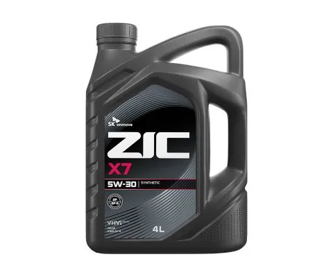 Моторное масло ZIC X7 5W30 SP/GF-6, 4л