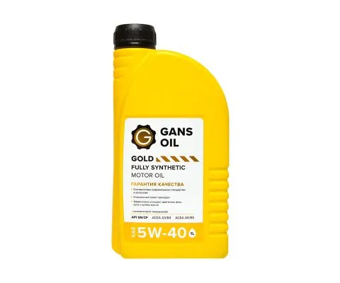 Моторное масло GANS OIL Gold 5W40, 1л