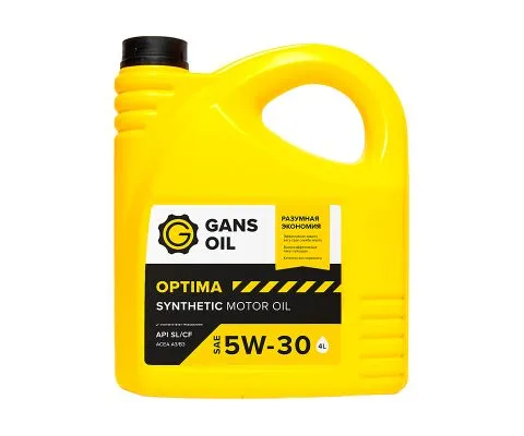 Моторное масло GANS OIL Optima 5W30, 4л