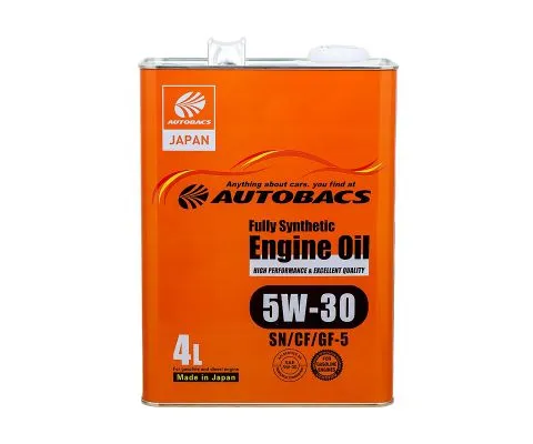 Моторное масло AUTOBACS Fully Synthetic 5W30 SN/CF/GF-5, 4л