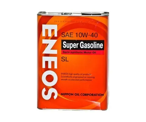 Моторное масло ENEOS Super Gasoline 10W40 SL, 4л