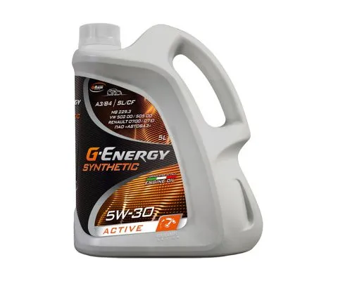Моторное масло G-ENERGY Synthetic Active 5W30, 5л