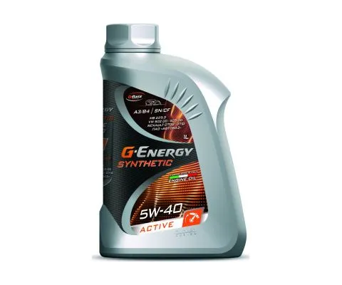 Моторное масло G-ENERGY Synthetic Active 5W40 SN/CF, 1л