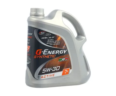 Моторное масло G-ENERGY Synthetic Active 5W30, 4л