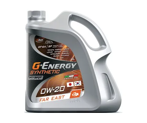 Моторное масло G-ENERGY Synthetic Far East 0W20, 4л